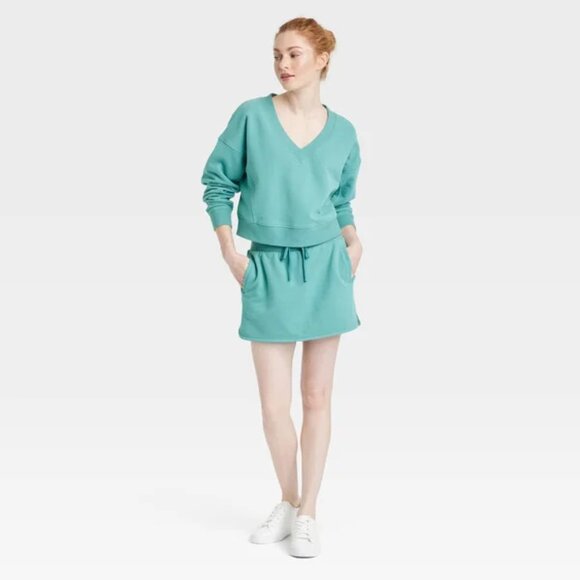 Joylab Women's French Terry High-Rise Skort NWT - Picture 1 of 6